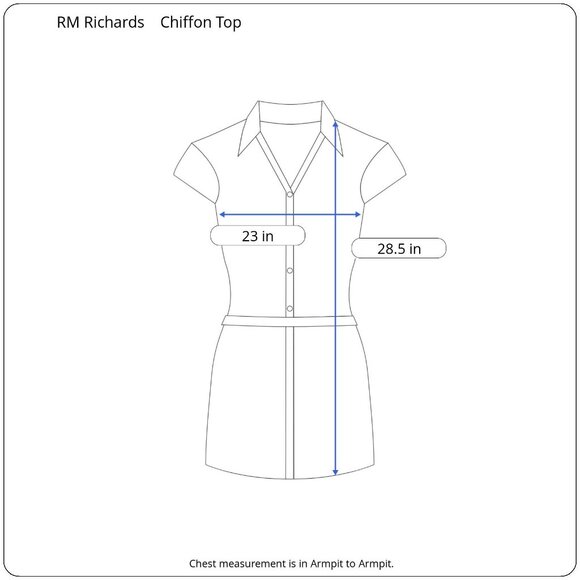 RM Richards Black Chiffon Tunic 14W Beaded Detail Formal Gala Holiday Evening - Picture 3 of 12